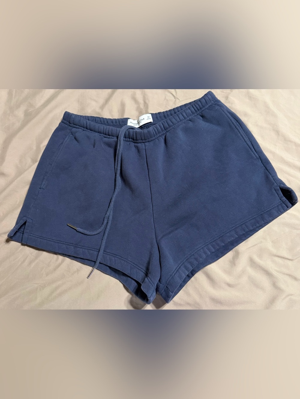 Abercrombie & Fitch Navy Athletic Lounge Shorts
